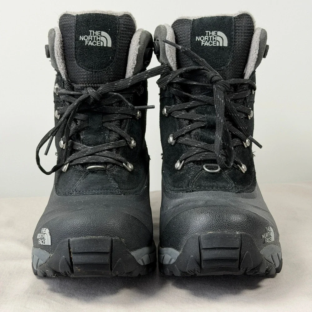 The North Face Mens 8.5 Heatseeker 200g Insulated Winter Boots Black Suede AWMC